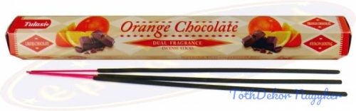 Tulasi hexa 20szál/doboz füstölő - Orange Chocolate / Narancs és Csokoládé