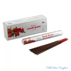   Tulasi hexa 20szál/doboz füstölő - Real Rose / Valódi Rózsa