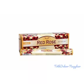   Tulasi hexa 20szál/doboz füstölő - Red Rose / Vörös Rózsa