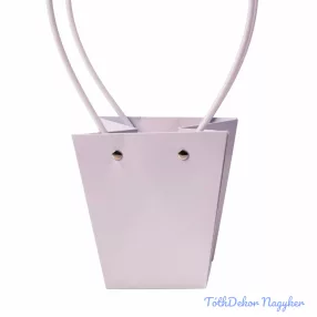 Virágtáska 12x8x12,5cm - Világos levendula