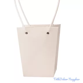 Virágtáska 13x9,5x15,5cm - Fehér