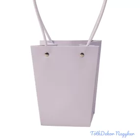 Virágtáska 13x9,5x15,5cm - Világos levendula