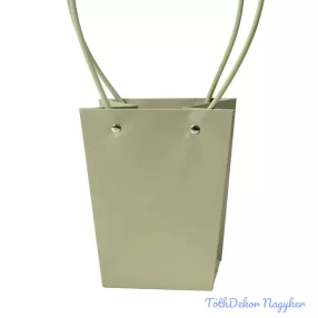 Virágtáska 13x9,5x15,5cm - Vintage zöld