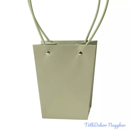 Virágtáska 13x9,5x15,5cm - Vintage zöld