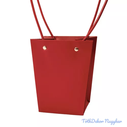 Virágtáska 13x9,5x15,5cm - Bordó