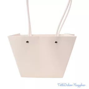 Virágtáska 20x12x12cm - Fehér