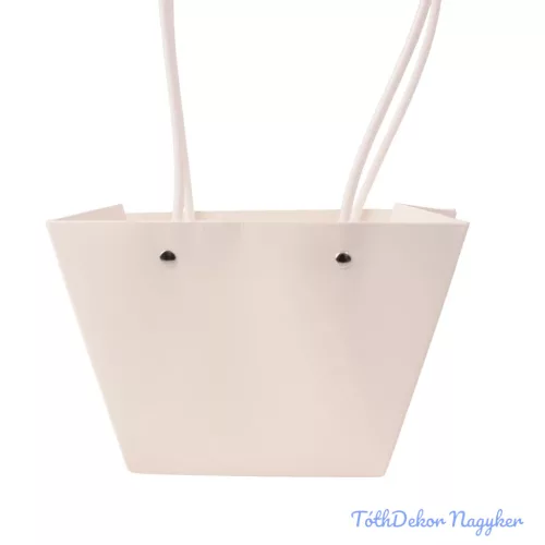 Virágtáska 20x12x12cm - Fehér