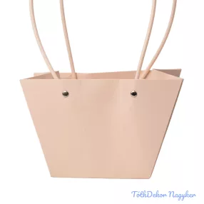 Virágtáska 20x12x12cm - Sötét púder