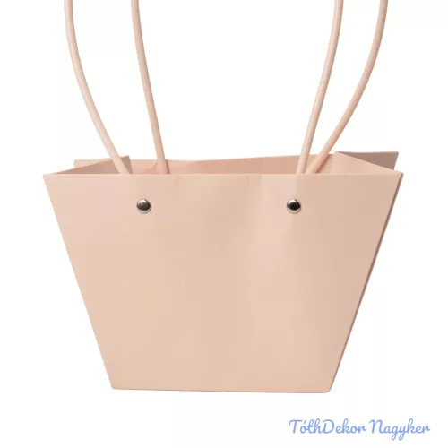 Virágtáska 20x12x12cm - Sötét púder