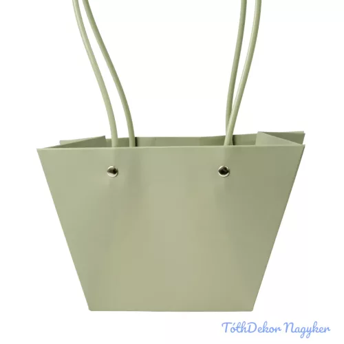 Virágtáska 20x12x12cm - Vintage zöld