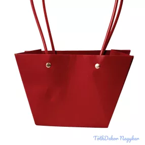 Virágtáska 20x12x12cm - Bordó