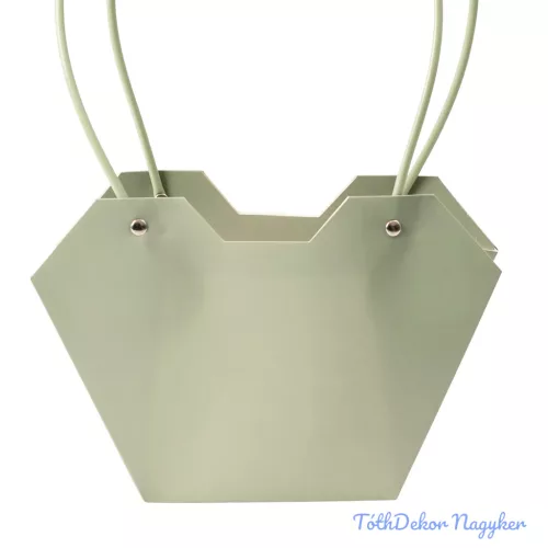 Virágtáska 23,5x12,5x3,5cm - Vintage zöld