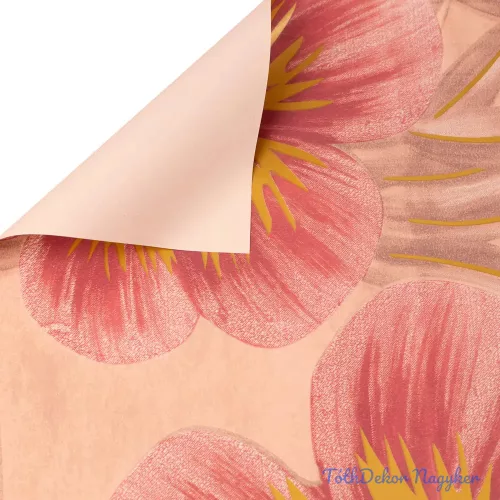 Vintage glamour fólia ív 57 x 57cm, 20db - Púder bézs