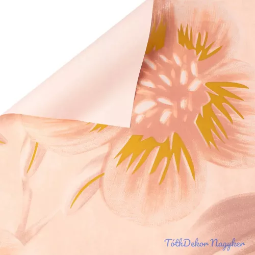 Vintage glamour fólia ív 57 x 57cm, 20db - Púder rózsaszín