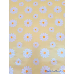 Vízhatlan mintás ív 70x100cm - 12 Szirmú - Krém