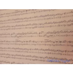   Vízhatlan mintás ív 70x100cm - Kotta Mintás - Világos Barna