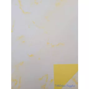   Vízhatlan mintás ív 70x100cm - Márvány mintás - Krém-Sárga
