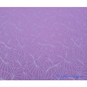 Vízhatlan mintás ív 70x100cm - Karcos Leveles - Levendula