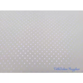 Vízhatlan mintás ív 70x100cm - Pici Pöttyös - Krém