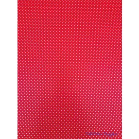 Vízhatlan mintás ív 70x100cm - Pici Pöttyös - Piros