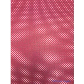 Vízhatlan mintás ív 70x100cm - Pici Pöttyös - Bordó