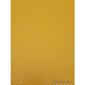 Vízhatlan mintás ív 70x100cm - Pici Pöttyös - Napsárga