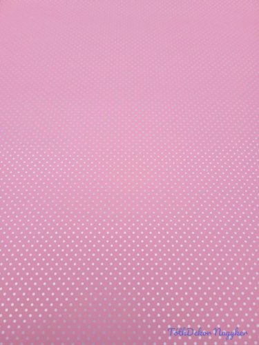 Vízhatlan mintás ív 70x100cm - Pici Pöttyös - Rózsaszín