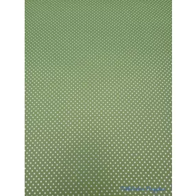   Vízhatlan mintás ív 70x100cm - Pici Pöttyös - Olivazöld