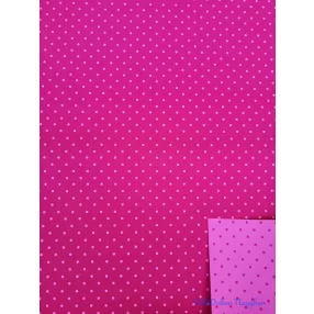   Vízhatlan mintás ív 70x100cm - Pöttyös Kétoldalú - Sötét Rózsaszín-Rózsaszín