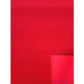   Vízhatlan mintás ív 70x100cm - Pöttyös Kétoldalú - Bordó-Piros