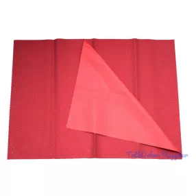   Vízhatlan mintás ív 70x100cm - Pöttyös Kétoldalú - Bordó-Piros