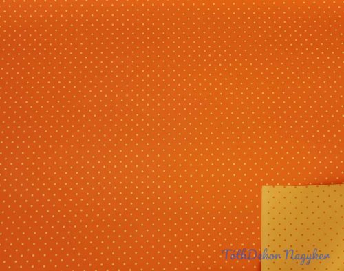 Vízhatlan mintás ív 70x100cm - Pöttyös Kétoldalú - Narancssárga-Napsárga