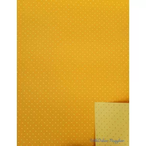   Vízhatlan mintás ív 70x100cm - Pöttyös Kétoldalú - Napsárga-Sárga