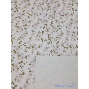 Vízhatlan mintás ív 70x100cm - Barackvirágos - Krém