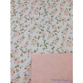 Vízhatlan mintás ív 70x100cm - Barackvirágos - Barack