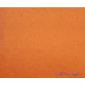 Vízhatlan mintás ív 70x100cm - Tollmintás - Narancs