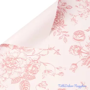   Victorian sketch fólia ív 57 x 57cm, 20db - Antik rózsaszín