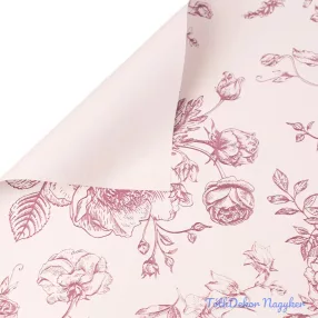 Victorian sketch fólia ív 57 x 57cm, 20db - Szilvás barna