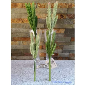 Kaktusz gumis élethű pozsgás 21 cm - 2 színben